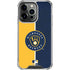 MLB Milwaukee Brewers Split iPhone 16 Pro Clear Case